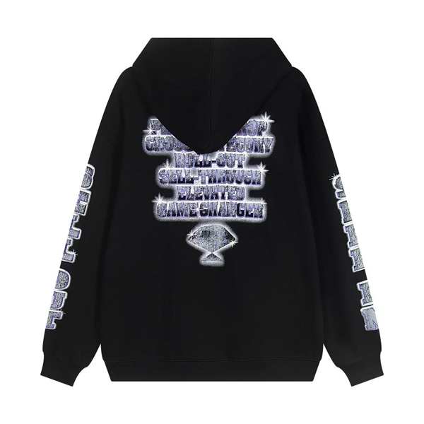 ブランドパーカー背面デザイン